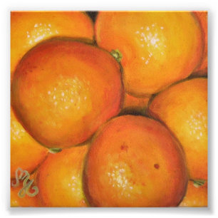 da" impressão foto 8x8 - laranjas