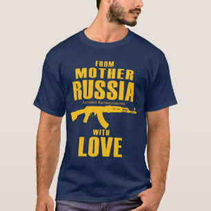 Da mãe Rússia com a camisa do amor AK (homens)