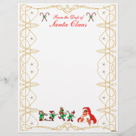 Da Mesa do Papai Noel Letterhead