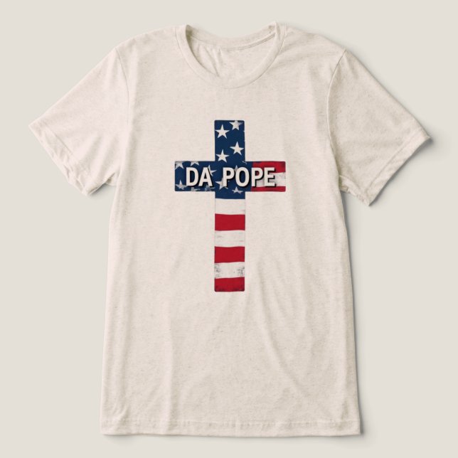 DA POPE - Primeiro Papa Americano, Primeiro Santo  (Design frontal)