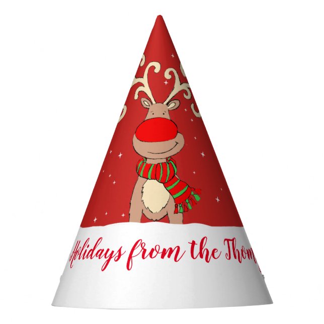 Da rena grande dos antlers do Natal chapéu (Frente)