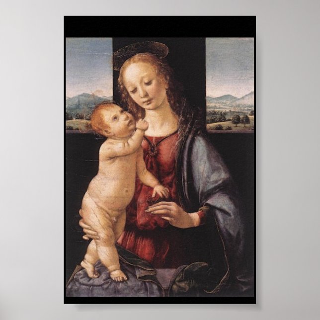 DA VINCI MADONNA E POSTER INFANTIL (Frente)