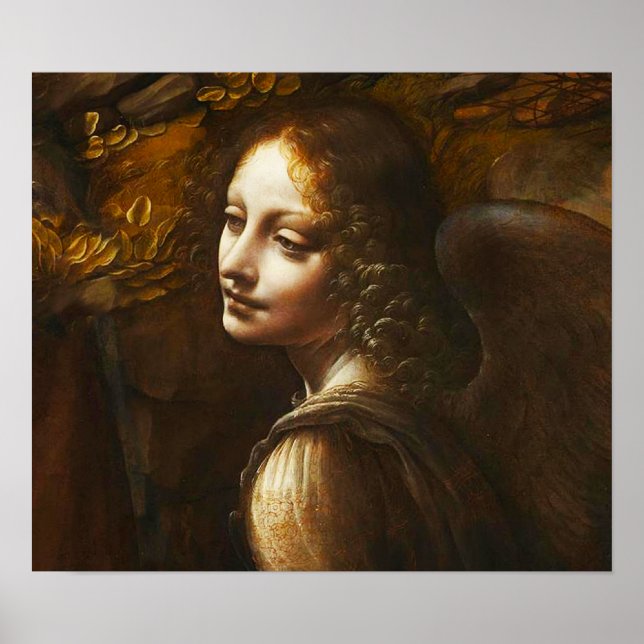 Da Vinci Virgem das Rochas Angel Poster (Frente)