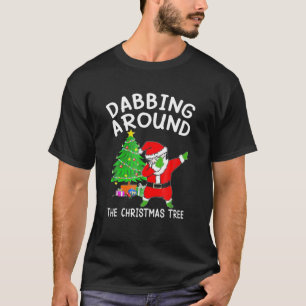 Dabbing Santa Claus Camisetas de Natal