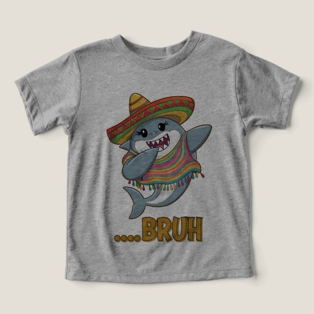Dabbing Shark Cinco de Mayo Costume Design (Design frontal)