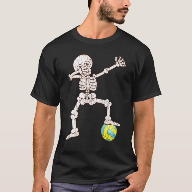 Dabbing Skeleton Water Polo Graphic For Player Coa (Frente)
