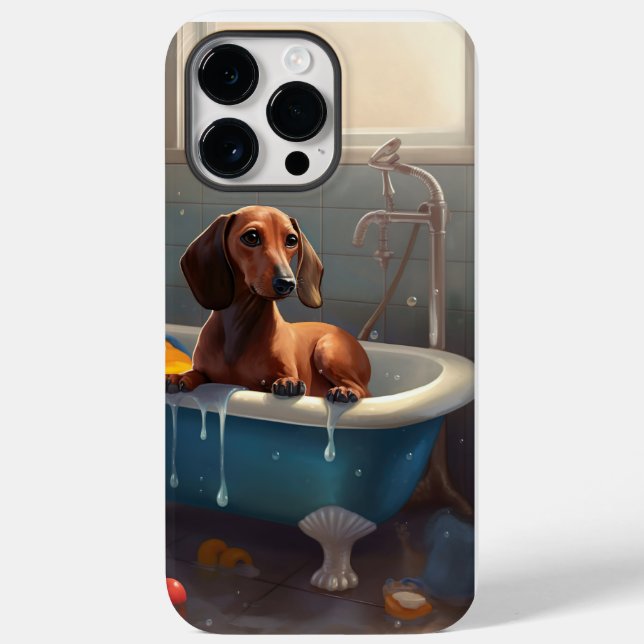 Dachshund Bathtime (Verso)