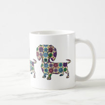 Dachshund - caneca de café colorida