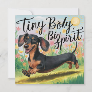 Dachshund Corpo Pequeno, Grande Espírito