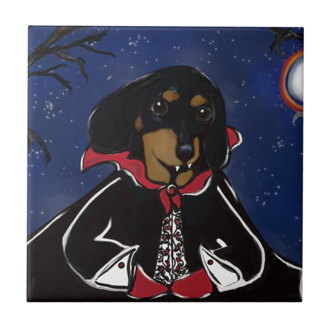 Dachshund de Halloween (Frente)