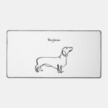 Dachshund Delight: tapete personalizável
