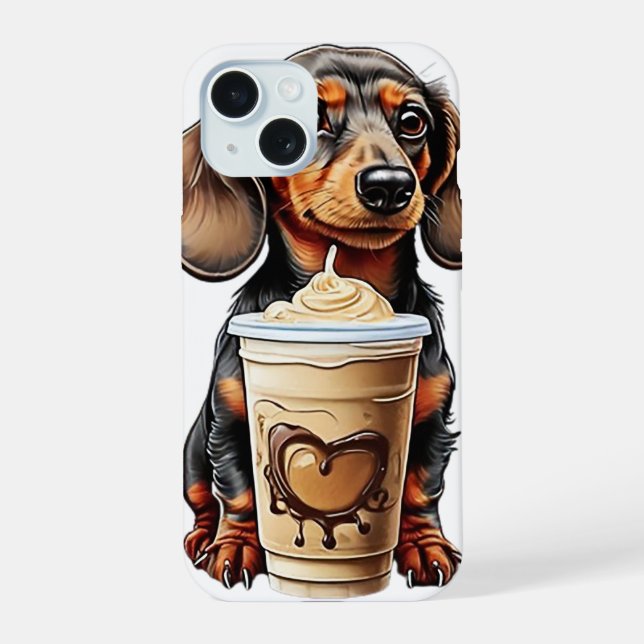 Dachshund e café gelado (Verso)