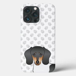 Dachshund E Patas De Cabelo Curto Preto E Bronzead