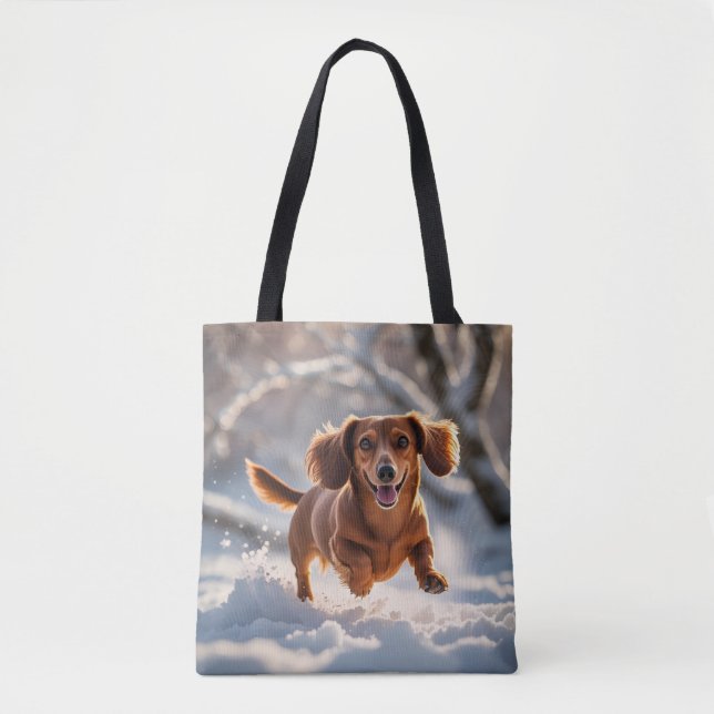 Dachshund Elegant Tote Bag (Frente)