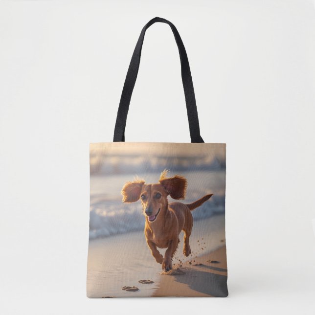 Dachshund Elegant Tote Bag (Frente)