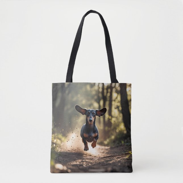 Dachshund Elegant Tote Bag (Frente)