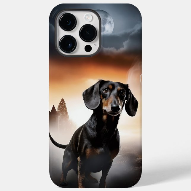 Dachshund Halloween Assustador (Verso)