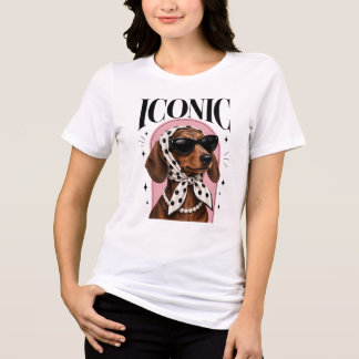 Dachshund Icônico - Cachorro-quente Retro Glamouro