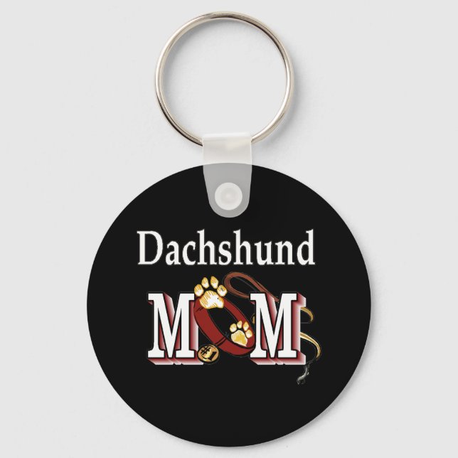dachshund mãe Chaveiro (Frente)