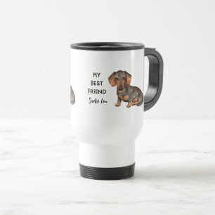 Dachshund Minha Melhor Caneca de viagem Personaliz