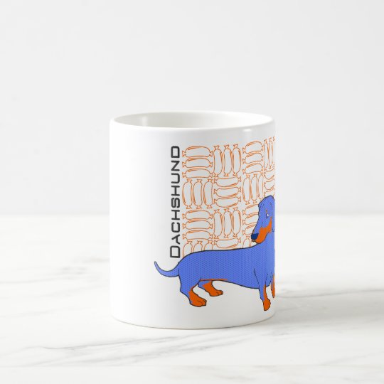 Dachshund o salsicha caneca de café