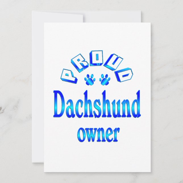 Dachshund Owner (Frente)