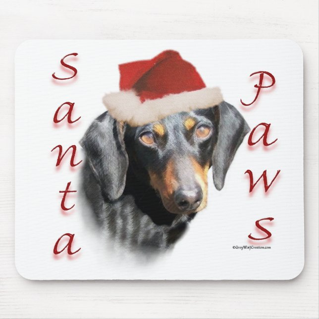 Dachshund Paws (liso) Mousepad (Frente)