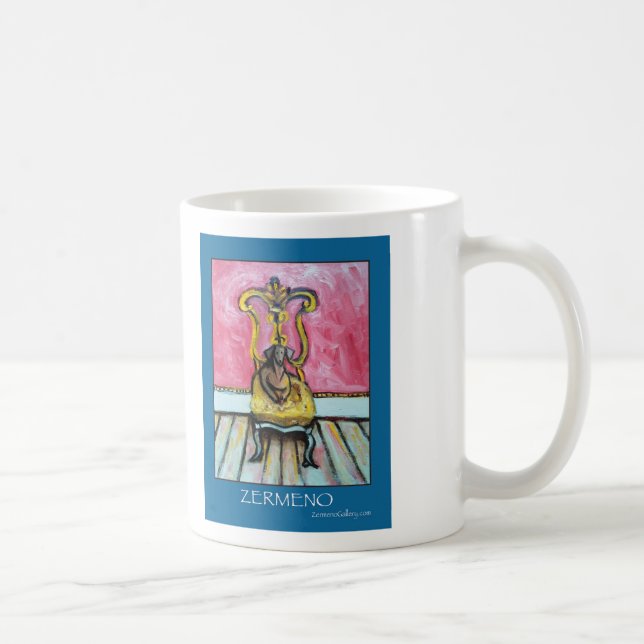 "Dachshund salvado caneca do abrigo" por Zermeno (Direita)