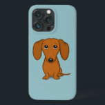 Dachshund Vermelho Cugado | Cachorro-branco engraç<br><div class="desc">Cachorro de Cartoon Vermelho de Cabelo Curto, Bonito, com Grandes Olhos e Orelhas de Disquete. Um cachorro doxie cãozinho que parece muito doce e talvez um pouco culpado. Esta divertida capa de telefone de celular do amante de cachorro do wiener está disponível para uma variedade de marcas de celulares. Confira...</div>