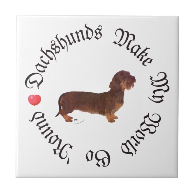 Dachshunds Fazem Meu Mundo (Frente)