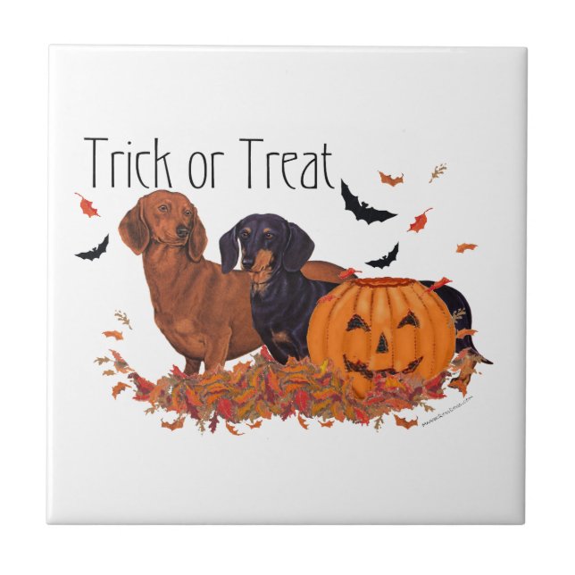 Dachshunds Halloween (Frente)