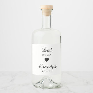 Dad est. & Grandpa est. – Custom Year Gift