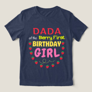 Dada do Primeiro Aniversário da Rapariga Strawberr