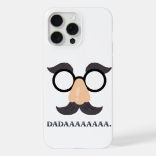 "DADAAAAAAAA" Estojo de Telefone Bigode e Óculos E