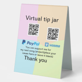 Dádiva virtual jar q r código doação de moeda PayP