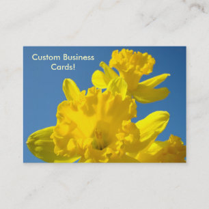 Daffodil Costume Cartões de visitas Pessoal
