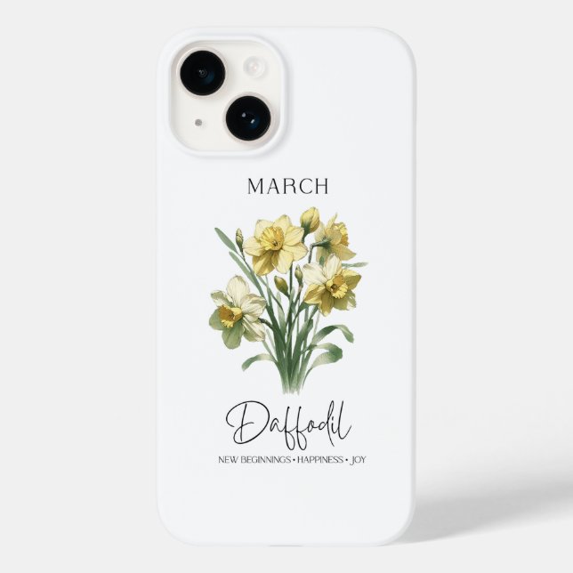 Daffodil de Marcha do Mês de Nascimento (Verso)