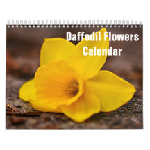 Daffodil Flowers 2025 Calendário