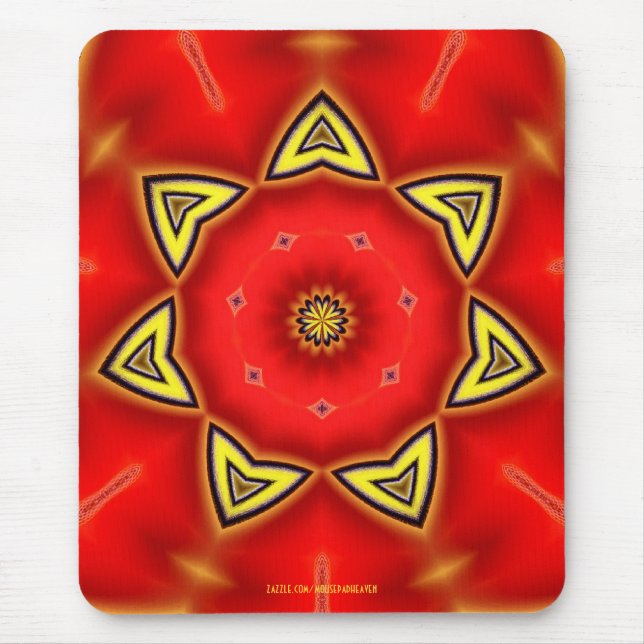 Daffodil vermelho Mousepad (Frente)