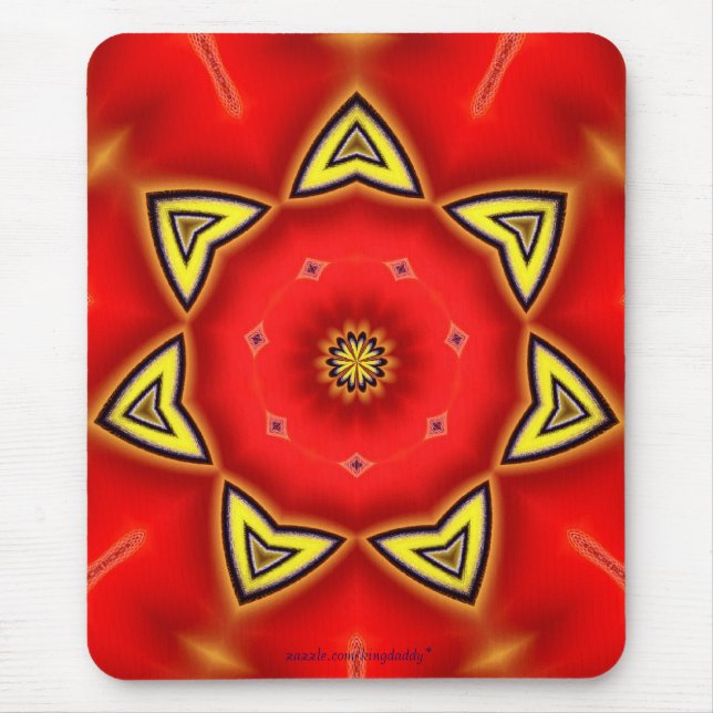 Daffodil vermelho Mousepad (Frente)