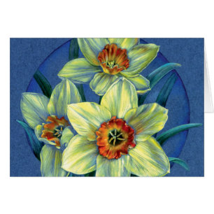 Daffodils - as alegrias do cartão diário da arte