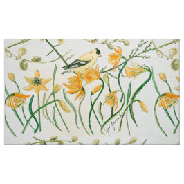 Daffodils e Tecido Goldfinch