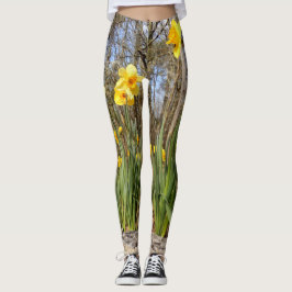 Daffodils em Leggings de Páscoa