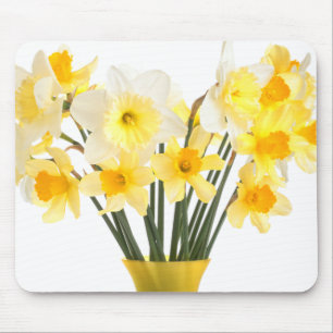 Daffodils em um vaso Mousepad