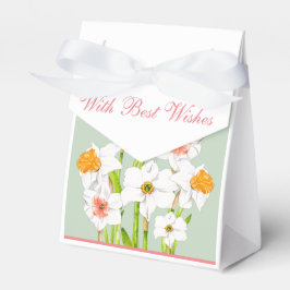 Daffodils em uma caixa de favor