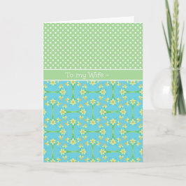 Daffodils, Polkas, Cartão de Aniversário de Março