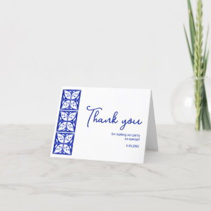 Dahlia Buds Personalizado Cartões de agradecimento