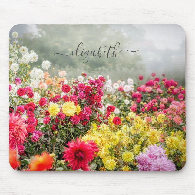 Dahlia Field Mousepad (Frente)