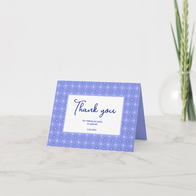 Dahlia Flores Cartões de agradecimentos do Partido (Frente)