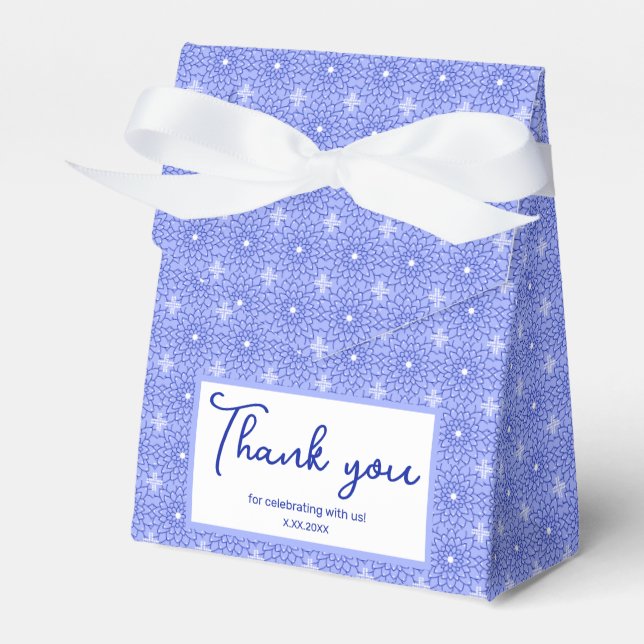 Dahlia Flores Partido Personalizado Caixa de Favor (Frente)